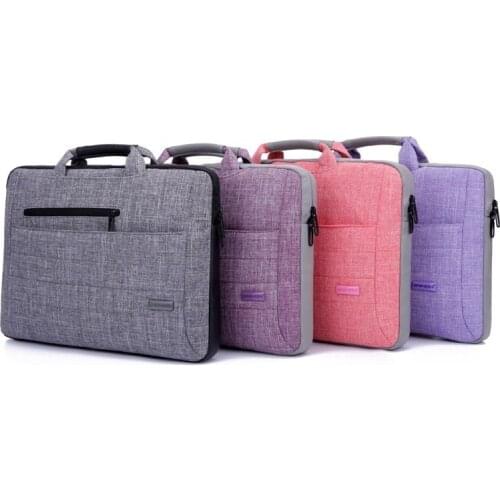 Hot Brand New 15.6 Inch Laptop Bag Handbag Shoulder Bag Protective Case Pouch Cover For Macbook HP Dell Lenevo