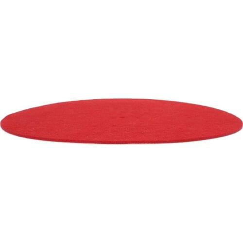 Turntable Mat Slipmat Audiophile 3mm Felt Platter Vinyl Record Players Anti-Vibration Durable Anti-Static