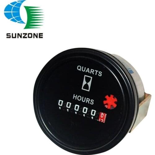 Round Mechanical Hourmeter 12V Hour Meter 24V Hour Counter 36V Timer Auto Car Boat Generator Diesel Gasolin Petrol Engine