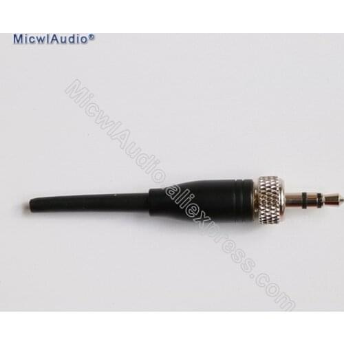 Wholesale Pro DIY 3.5mm 1/8 Screw Lock Stereo Plug for Sennheiser Sony Headset Tie Clip Lavalier Mics Mike Connector Adapter