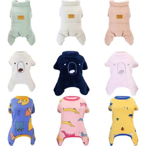 Pet Dog Clothes Jackets Pajamas Ropa Perro French Bulldog Puppy Chihuahua Ropa Perro Hoodies For Small Medium Dogs Outfits S-XXL