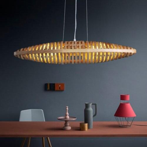 Southeast Asian solid wood pendant lamp creative personality tea house restaurant lights home lighting pendant lights LU8161143