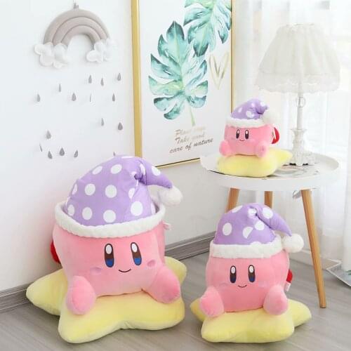 Lovely Japanese game peripheral plush toys Kirbyed stuffed doll lovely sofa cushion kawaii pillow doll gift for kid girl present