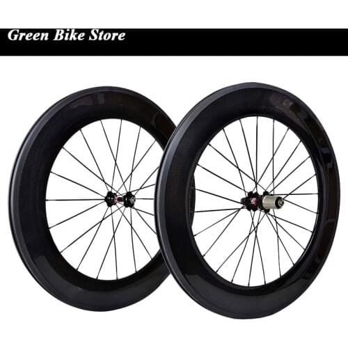 Factory sale 88mm carbon wheelset road bicycle wheels clincher bike wheel