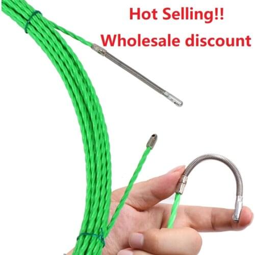5/10/15/20/25m/30m Cable Puller Electrical Wire Fish Tape Cable Wire Puller Lead Device Construction Electrician Hand Tools