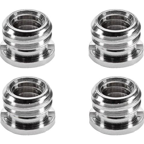 Standard 1/4inch-20 Female to 3/8inch 16 Male Screw Adapter Reducer Bushing Converter for DSLR Camera Tripod bolts tool parts