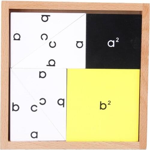 Pythagorean Theorem Wooden Montessori Children Early Learning Mathematics Toy