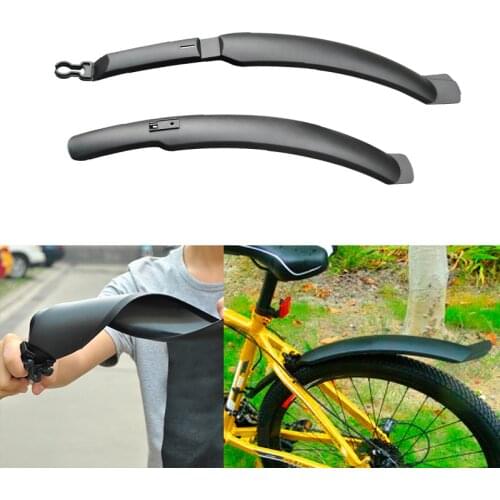 Bicycle Fenders Road Mountain Bike Bicycle Front Rear Fender Set Mud Flaps on Bike Front Rear Mudguards sturdy flexible PVC