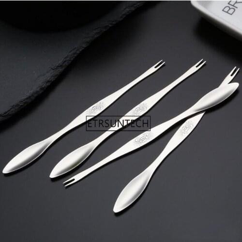 Crab Forks and Spoon For Crawfish Prawns Shrimp Shellfish Seafood Fruit Vegetable Forks Lobster Crackers Seafood Tools 200pcs