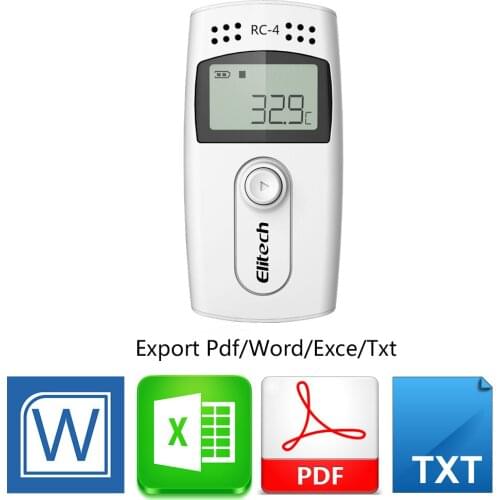 Mini USB Temperature Humidity Data logger RC-4 Built-in Sensor and External Sensor