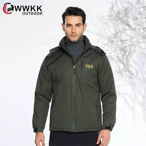 WWKK Mens Climbing Trekking Windbreaker Fishing Waterproof Jackets Outdoor Men Hiking Jacket Winter Male Breathable Sport Coats