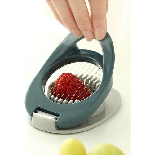 Japanese 2in1 Cut Multifunction Kitchen Boiled Egg Slicer Sectione Cutter Mold Flower Edges Gadgets Quality Egg Cutter Tools