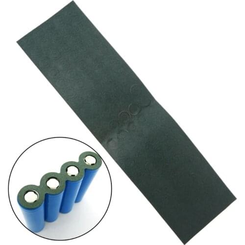100pcs 1S 18650 Li-ion Battery Insulation Gasket Barley Paper Battery Pack Cell Insulating Glue Patch Electrode Insulated Pads