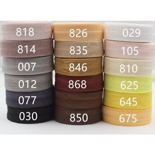 1683-1 ,16mm solid elasticity ribbon, 10 yards headwear Rubber band, DIY handmade headdress clothing accessories material