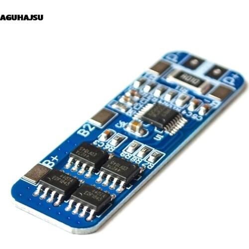 3S 10A 12V Lithium Battery Charger Protection Board Module for 3pcs 18650 Li-ion Battery Cell Charging BMS 10.8V 11.1V 12.6V