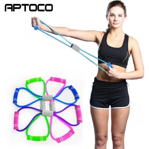 8 Word Fitness Chest Expander Rope Resistance Bands Rubber Bands for Elastic Equipment Expander Workout Gym Exercise Trainer