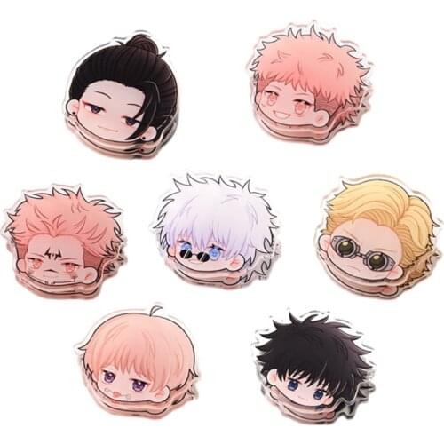 Anime Jujutsu Kaisen Geto Suguru Nanami Kento Inumaki Toge Cosplay PP Note Clip Cartoon Creative Paper File Small Prop Xmas Gift