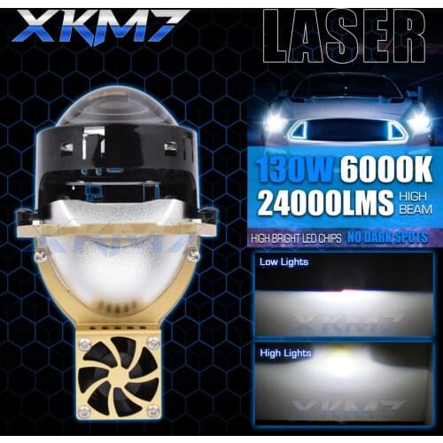 3.0 inch Laser Bi-led Projector Lens 130W 11190LM 6000K Car LED Headlights For Hella 3R G5 Bracket Tuning Retrofit Lenses Kit