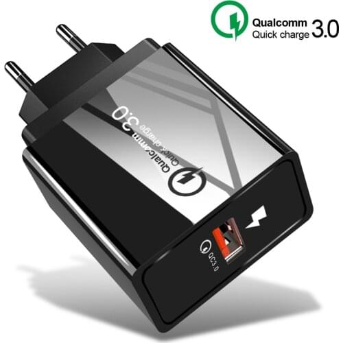 EU US USB charger for iphone X 8 7 6 huawei xiaomi fast charging QC4.0/3.0 5V/3A charging adapter FCP/VOOC/DASH/QC3.0/QC2.0