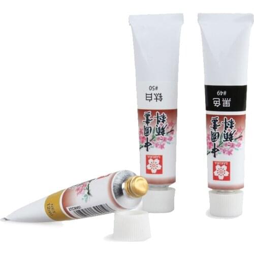 1pc SAKURA XTCW Chinese Painting Pigment Watercolor Paint 12ML Hand Painted DIY for Artist Landscape Painting Single Art Supply