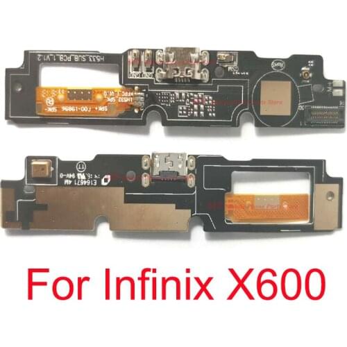 New USB Charging Board Port Dock Flex Cable For Infinix X600 Charger Port Connect Board Flex Cable Ribbon Spare Parts