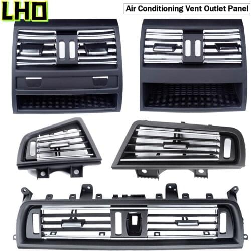 Air Conditioning Vent Grill Chrome Plate Outlet Panel Auto Interior Parts For BMW 5 Series F10 F11 F18 2010-2016 Accessories