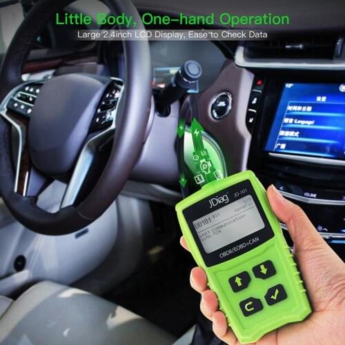 JD101 OBDII EOBD Code Reader Car LCD Error Reader Diagnostic Device Universal OBD Car Diagnostic Tool Auto Scanner diagnostic