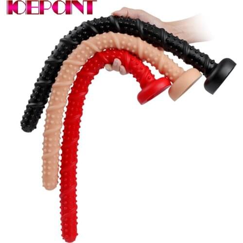 Super Long Anal Plug Vagina Anus Expansion Butt Plug Female Masturbation Male Prostate Massage Adult Anal Sex Toy for Couple