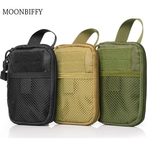 Tactical Molle Medical Pouch Pack Military EDC Tool Bag Nylon Outdoor Sports Hunting Hiking Travel Army Medic Phone Waist Bag