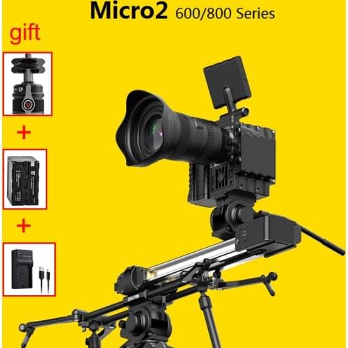 Zeapon Micro 2 E600 E800 ultra silent Motorized Camera Rail Slider Double Distance Track Slider for DSLR Camera