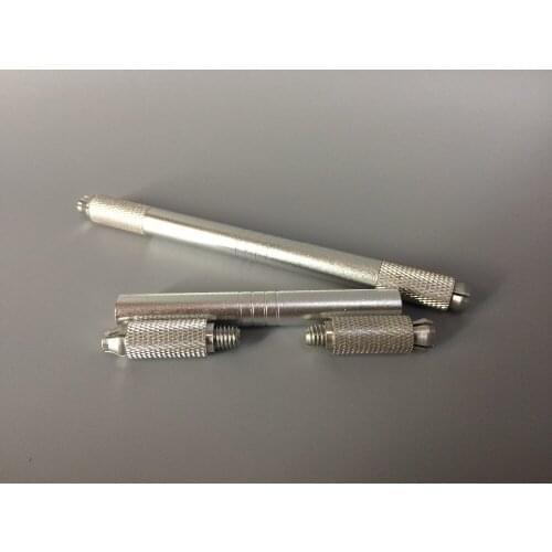 100pcs Professional Manual Tattoo Permanent Makeup Eyebrow Pen Double Head Manual Microblading Pen Eyebrow Eyeliner Tattoo Tools