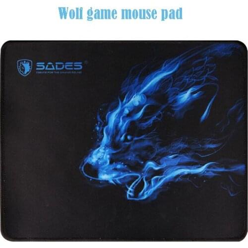 300*250*3 Mousepad Cool Wolf Pattern Anti Slip Laptop Computer PC Mousepad Gaming Mouse Pad Mat For Optical Mouse D18