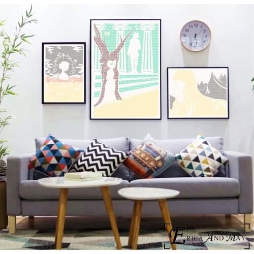Austen Minimalist Jane Story Artwork Posters And Prints Canvas Art Painting Wall Pictures For Living Room Decoration Home Decor