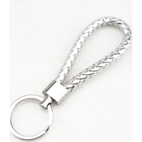 Car Hand-woven leather rope keychain gift for Jaguar XF XJ XJS XK S-TYPE X-TYPE XJ8 XJL XJ6 XKR XK8 XJS X320 X308