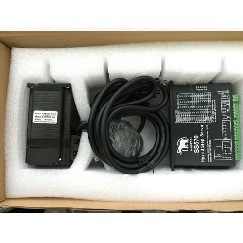 Big sale for US! Wantai 4-Lead Nema23 closed loop stepper motor, 57HBM20-1000 4A 210N-cm(300oz-in) +servo driver CNC Machine