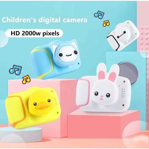 Cartoon Anti-fall Mini Children Camera Video Selfie Mini SLR Children Cartoon Cute Camera Toys gifts kids camera