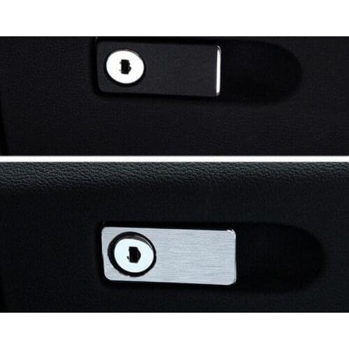 For B/ENZ W204 W212 W218 C E GLK CLS Class Interior Glove Storage Box Lock switch Cover Trim decoration Sequins