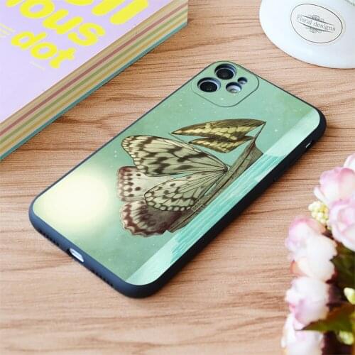 For iPhone The Voyage Print Soft Matt Apple iPhone Case 6 7 8 11 12 Plus Pro X XR XS MAX SE