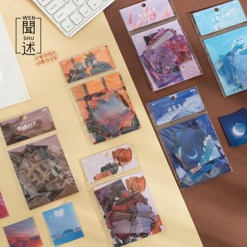40pcs/bag Decorative PET Stickers Scrapbooking diy Label Diary Stationery Album Journal Planner