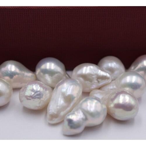WHOLESALE 10-14mm Super Big Size Natural Real Pearls, Loose Freshwater Irregular Baroque Pearls, 10PCS/LOT