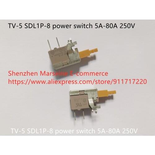 Original New 100% TV-5 SDL1P-8 power switch 5A-80A 250V