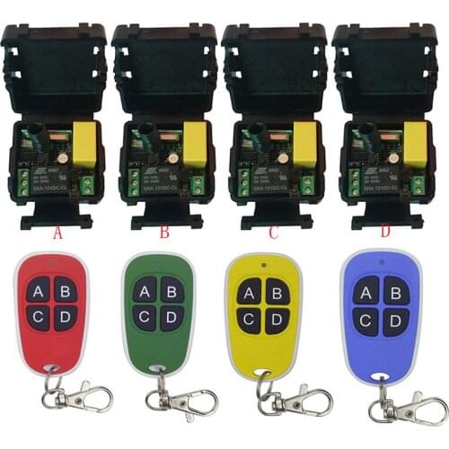 Wireless RF Remote Control Light Switch 10A Relay Output Radio AC 220 V 1 CH Channel 1CH Receiver Module +Transmitter/window