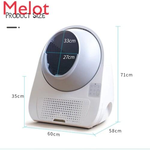 Self Cleaning Litter Box Fully Enclosed Cat Litter Box Cat Litter Box Automatic Litter Box for Cats Kitty Litter Box