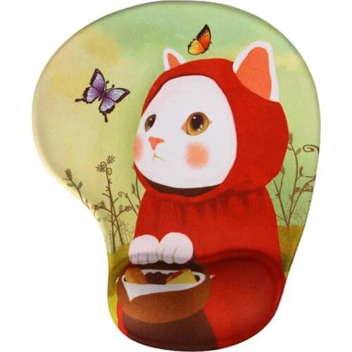 Cute Cartoon Mouse Pad Silicone 3D Wrist Rest Mice Mat for Office