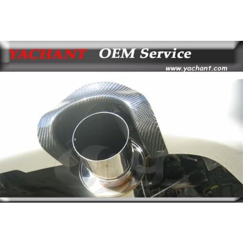 Car-Styling Carbon Fiber Rear Bumper Exhaust Heatshield Fit For 2003-2007 Evolution EVO 8 EVO 9 USDM OEM Exhaust Heatshield