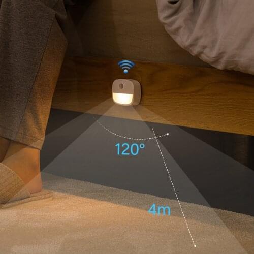 Motion Sensitive Sensor LED Night Lights Battery Operated Wall Lamp Night Light for Corridor Closet Cabinet Door bedroom