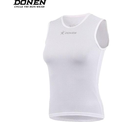 DONEN 2018 Women Sleeveless Riding Bike Cycling Vest White Cool Bike Vest Lightweight Breathable Bicycle Jersey Clothes