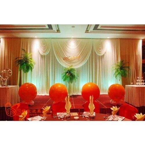 10ft*20ft wedding favors Curtain backdrop Wholesale stage decoration Wedding Backdrop With Swag stage decorations