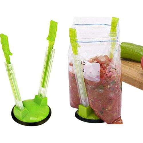 2Pack Adjustable Plastic Bag Holder Shelf Practical Bag Holder Bag Holder For Kitchen Storage Shelf Holder Kitchen Organzier