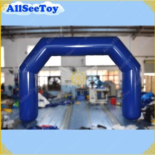 6x4m Air Tight Sealed Blue Inflatable Start and Finish Arch for Event